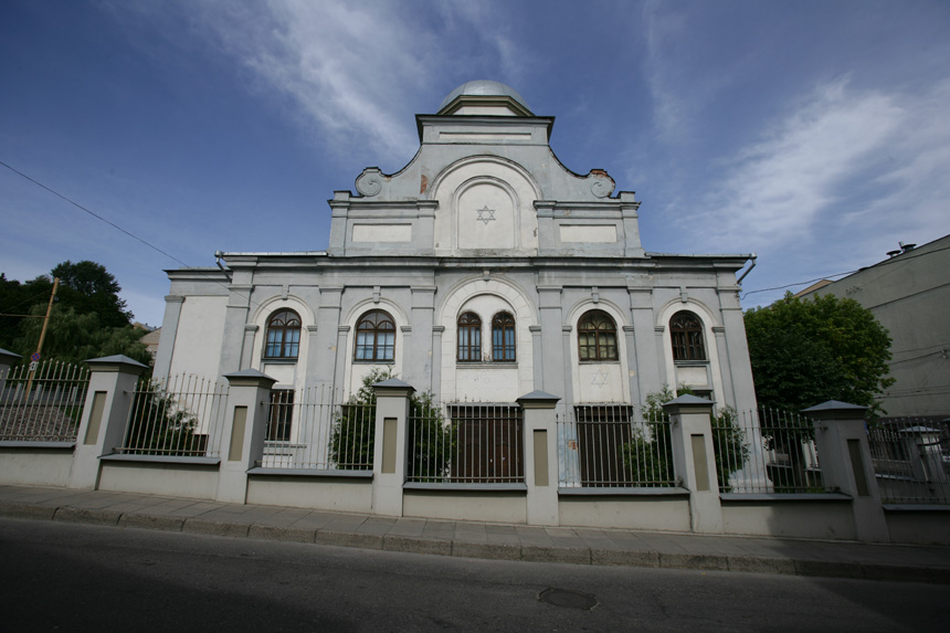 Vilniaus choralinės sinagogos aron kodešas. Kultūros paveldo departamento nuotrauka
