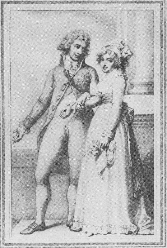 Oginskis su žmona Lasocka Hagoje 1790 m.