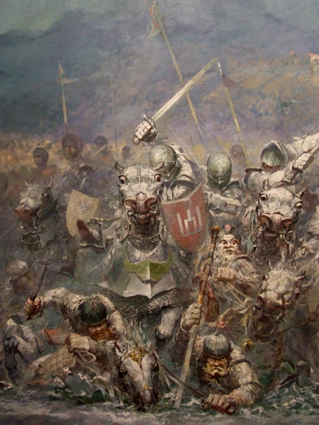 Andrijus Cholomeniukas. „Oršos mūšis" (fragmentas), 2014. gyčio norvilo nuotrauka