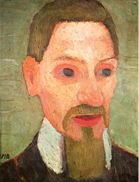 Paula Modersohn-Becker (1876–1907). „Rilke’s portretas“, 1906.
