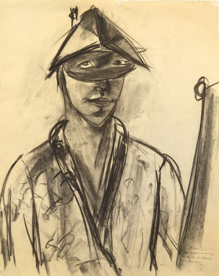 Pranas Gailius (1928 01 22–2015 12 12) „Autoportretas“, 1955