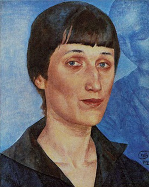 Kuzma Petrovas-Vodkinas. Anos Achmatovos portretas, 1922