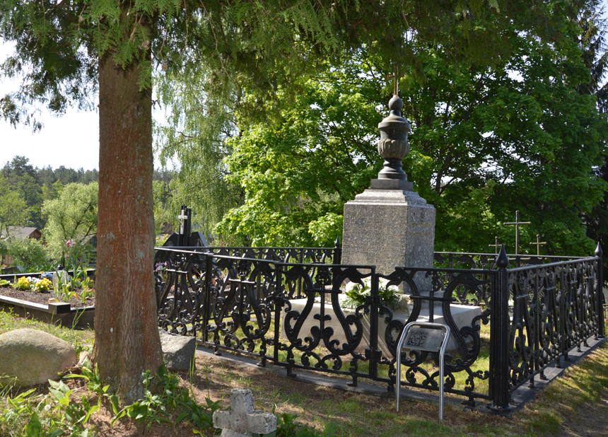 Jano Čečioto antkapinis paminklas Ratnyčios kapinėse (2016). Vidos Girininkienės nuotrauka