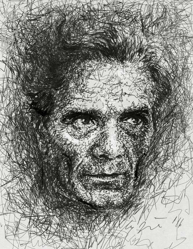 Pieras Paolo Pasolini. Ugnės Žilytės piešinys