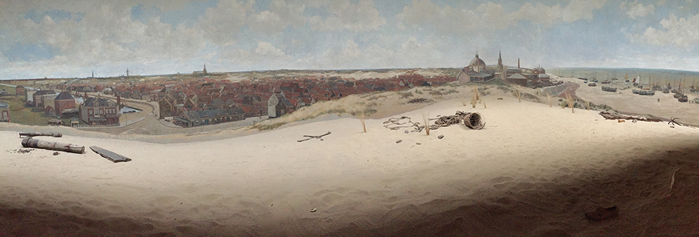 Hendrik Willem Mesdag. „Mesdago panorama“, 14 x 120 m, 1880–1881