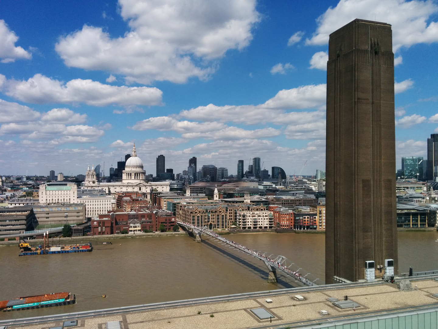 Temzė ir Šv. Pauliaus katedra iš „Tate Modern“