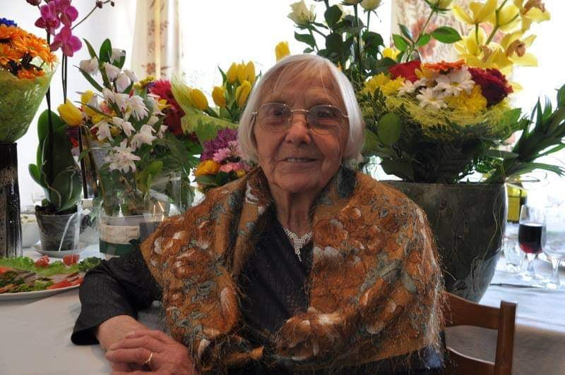 Vanda Einorytė-Kučinskienė, švenčianti savo 90 metų jubiliejų