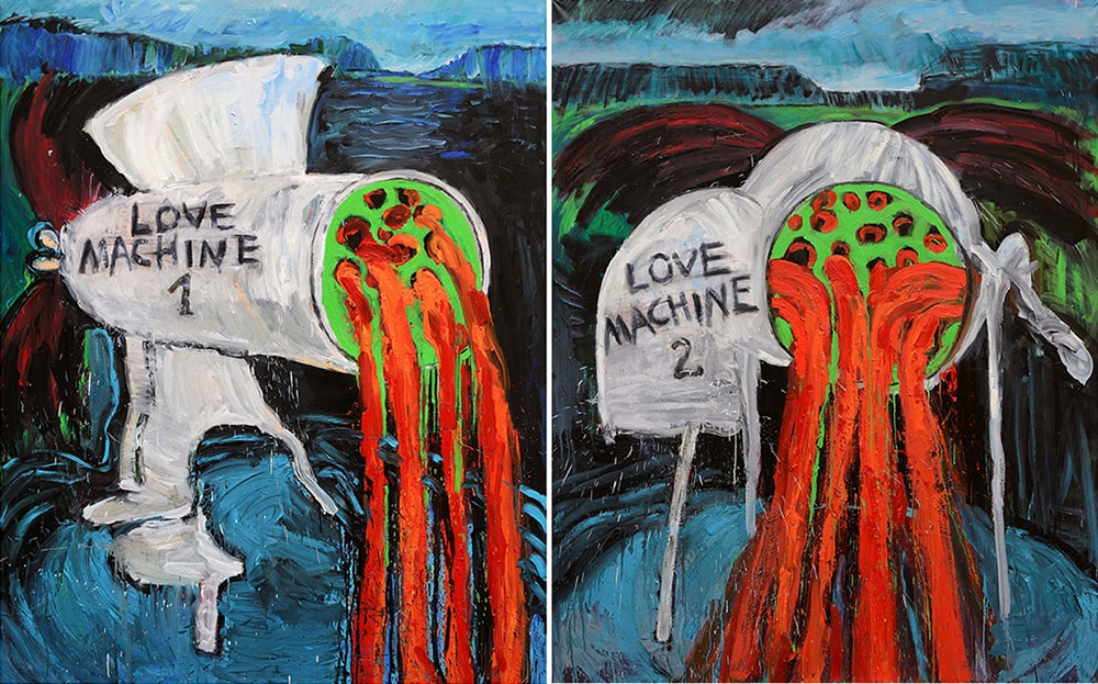 Adelė Liepa Kaunaitė. „Love Machine“, drobė, aliejus, 2019