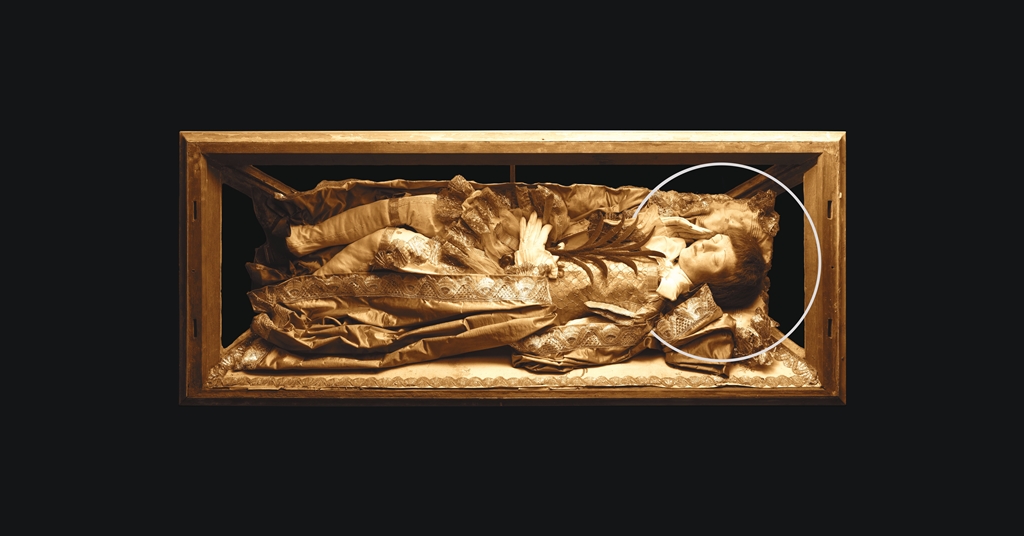 Buivydžių šv. Florijono relikvija-skulptūra 