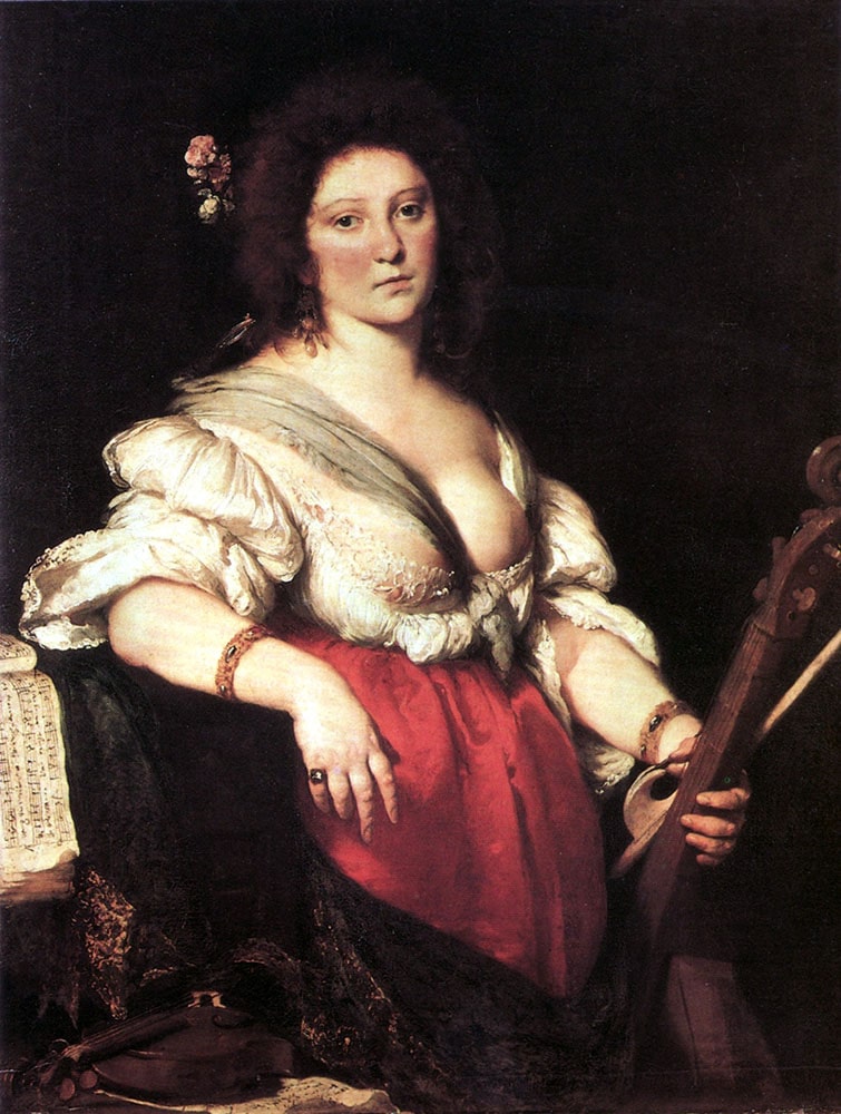 Bernardo Strozzi (1581–1644). „Kompozitorės Barbaros Strozzi portretas“, apie 1630