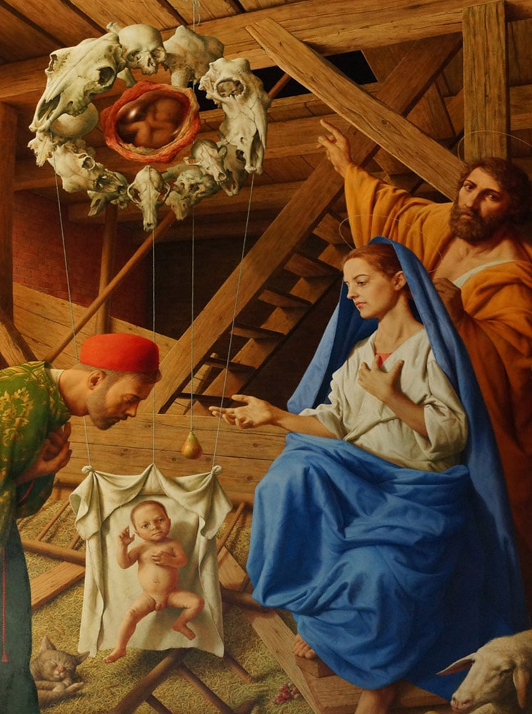 M. Triegelio tapytas Kristaus gimimas Baunacho bažnyčioje