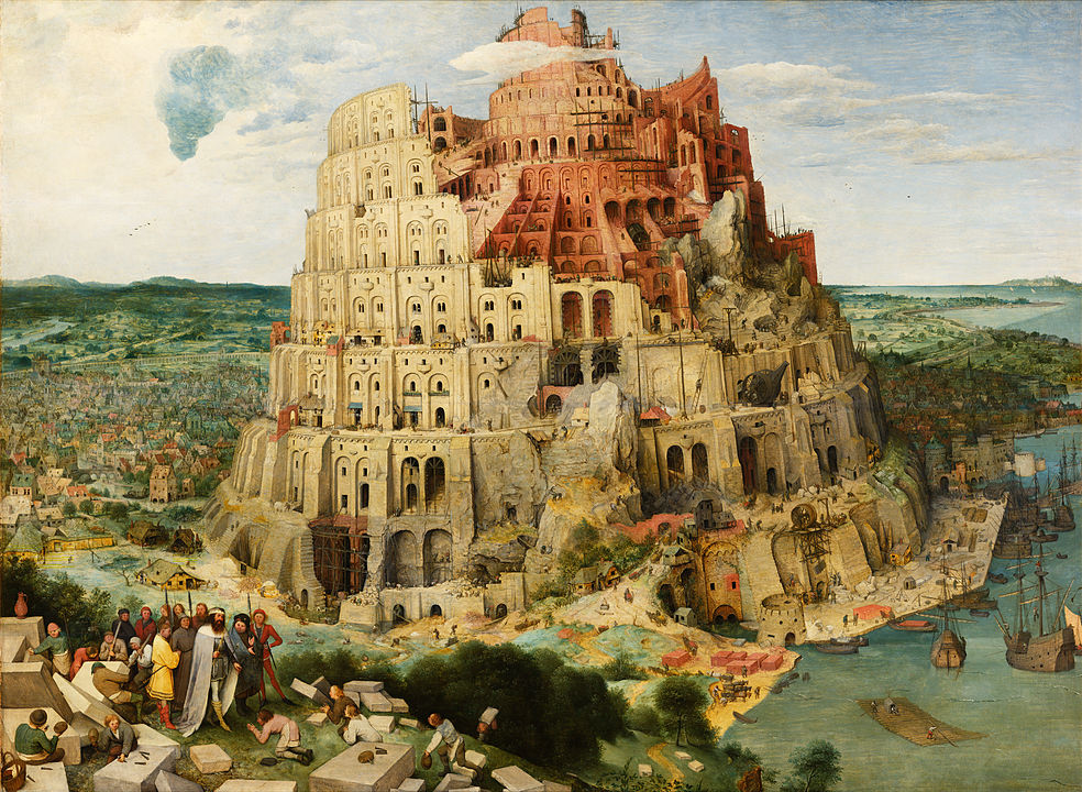 Pieteris Bruegelis Vyresnysis „Babelio bokštas“ (1563).