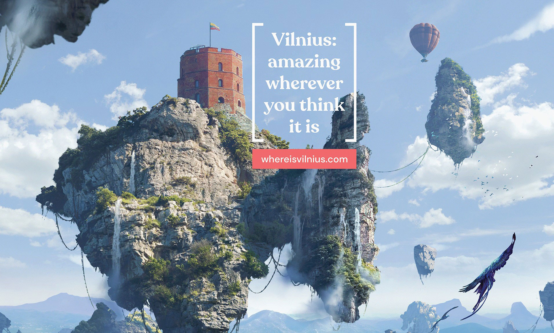 Vilniaus reklama: „Vilnius: nuostabus, kad ir kur, jūsų manymu, jis būtų“