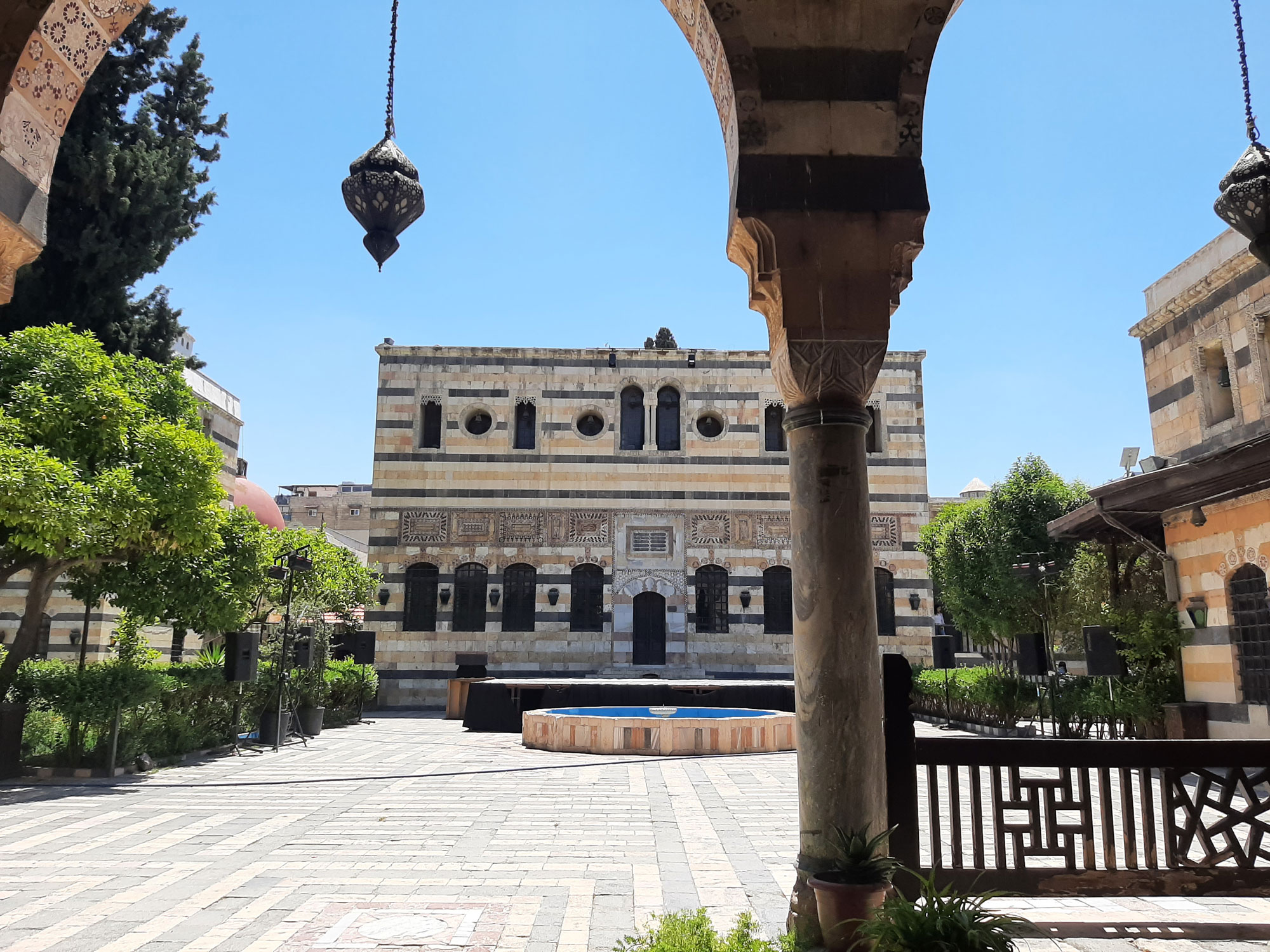XVIII a. statyti Azmo rūmai, Damasko senamiestis. Aurelijos Auškalnytės nuotraukos iš Sirijos